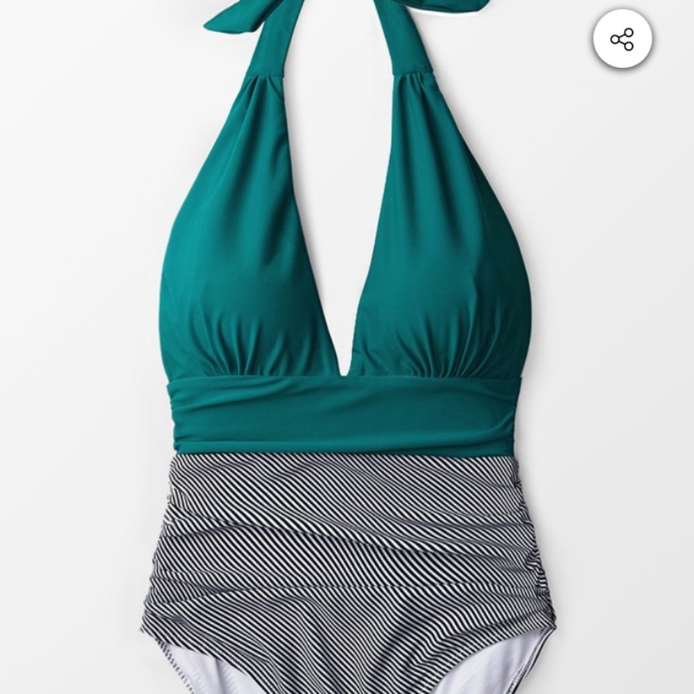 Cupshe Keeping you Accompanied Striped One Piece